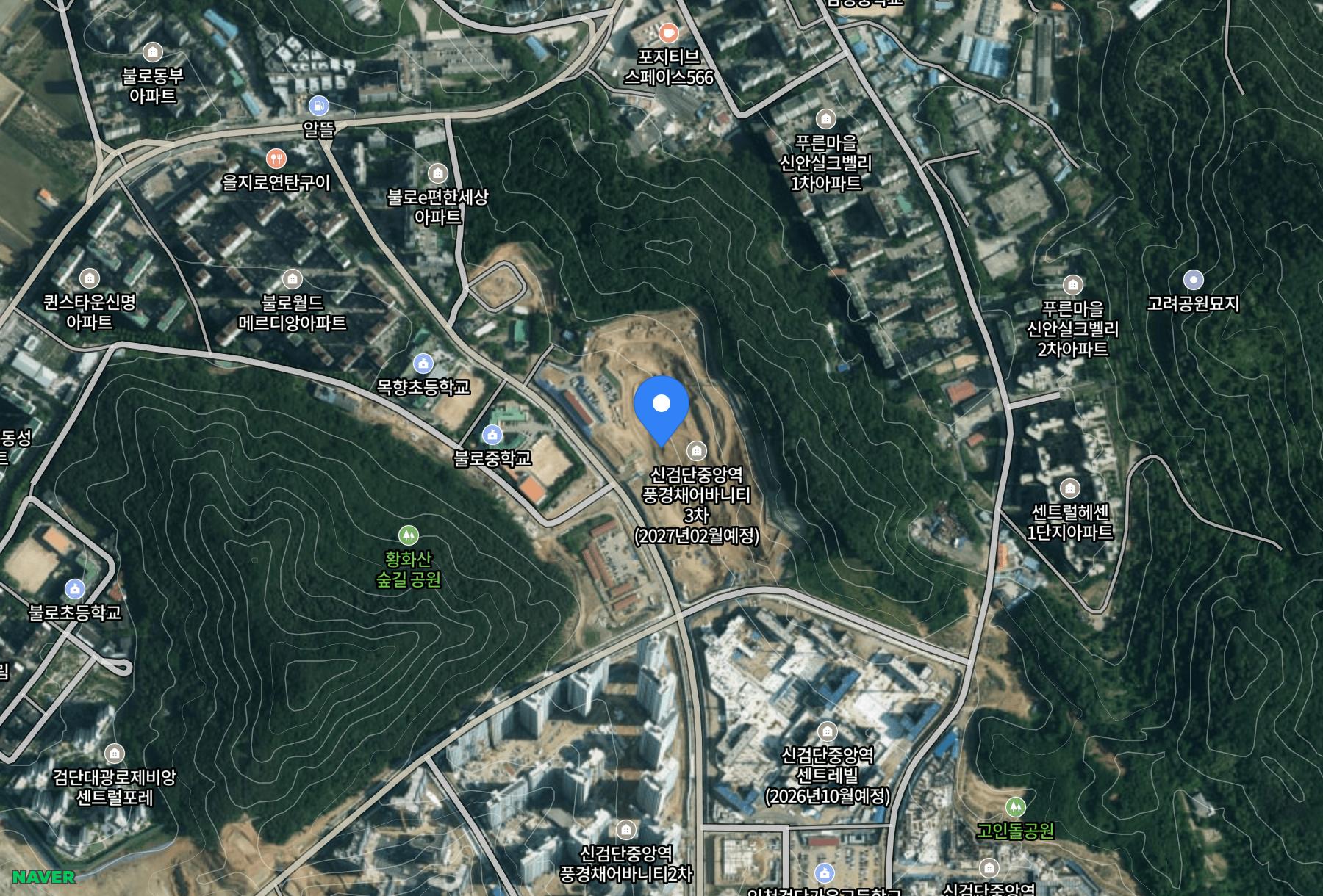 제일풍경채 검단Ⅳ · 불법행위 재공급 주변 교통 지도